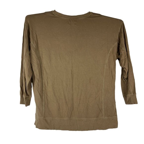 Alterd State Long Sleeve Beige Crewneck Top Large Soft Stretch Comfortable - Picture 8 of 9